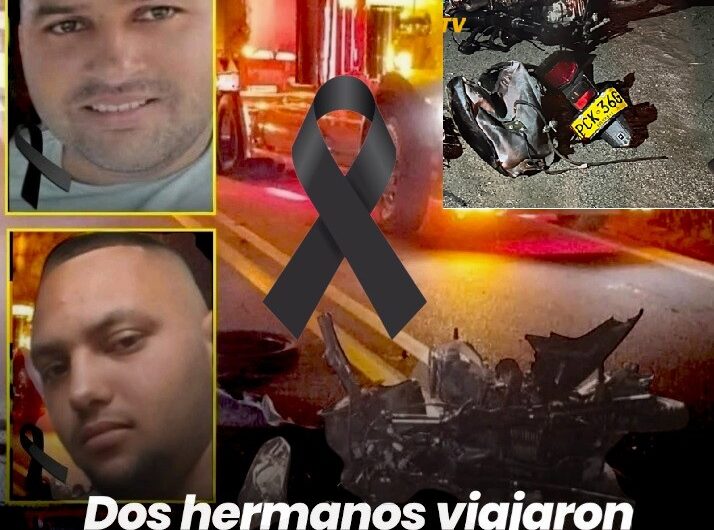 Dos Hermanos Mueren al Estrellarse Contra una Mula: Iban a Abrazar a Su Madre