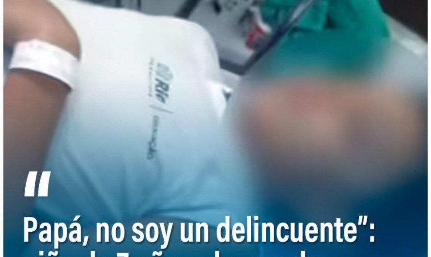 Niño de 7 años fue alcanzado por una bala perdida cuando estaba en su escuela