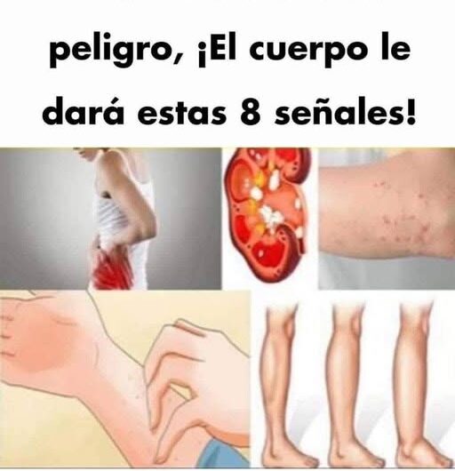8 Señales de que Tus Riñones Están en Peligro