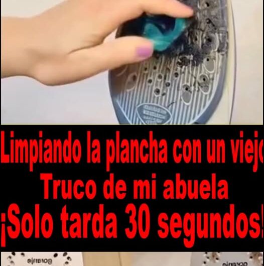 Descubre el Truco de Abuela para Limpiar la Plancha en Solo 30 Segundos