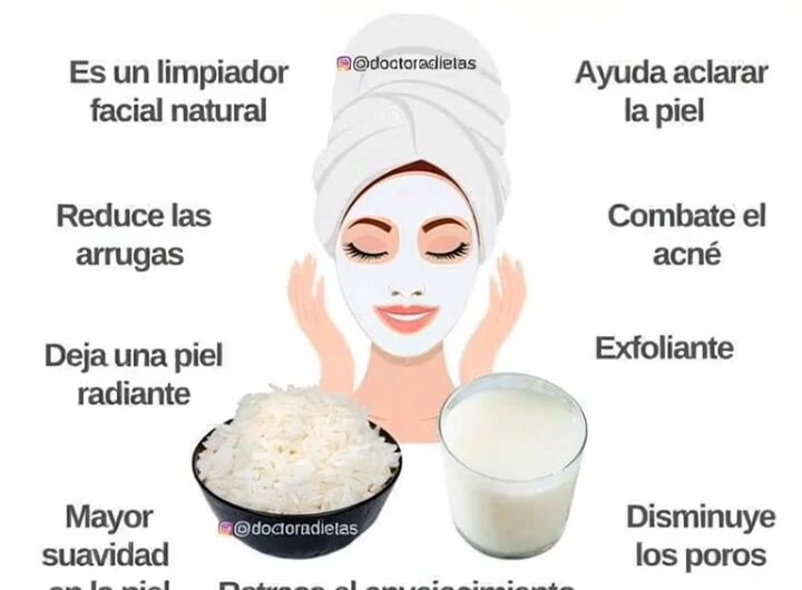 Aplica agua de arroz antes de dormir toda la noche: un secreto de belleza natural