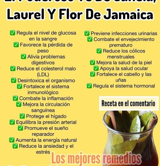 Descubre los Beneficios del Té de Canela, Laurel y Flor de Jamaica
