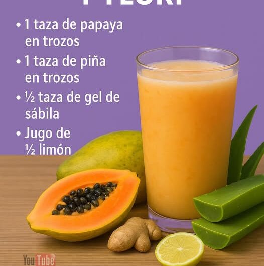 Batido Natural para Combatir el Helicobacter pylori
