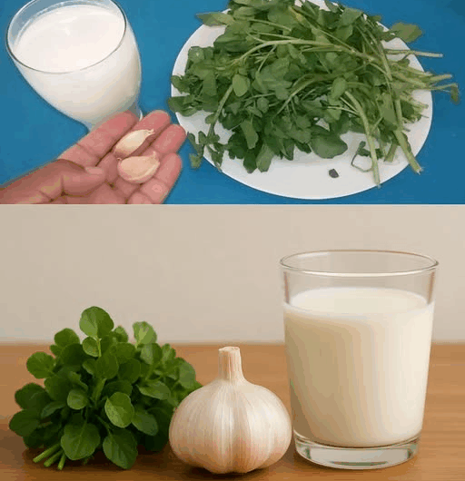 Ajo, berro y leche: una combinación natural para tu salud