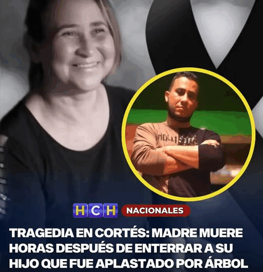 Tragedia en cortés: madre muere horas después de enterrar a su hijo que fue aplastado por un árbol