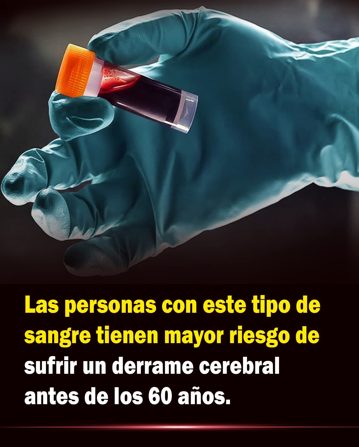 Las personas con este tipo de sangre tienen mayor riesgo de sufrir un ...