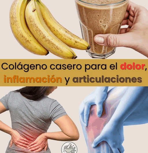 Remedio Casero de Colágeno para Aliviar Dolores Articulares: Plátano, Gelatina y Miel