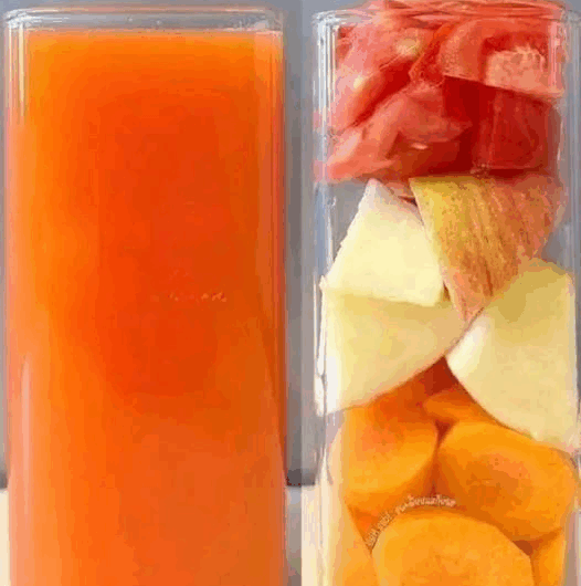 “Los sorprendentes beneficios de beber jugo de tomate, zanahoria y manzana cada mañana”