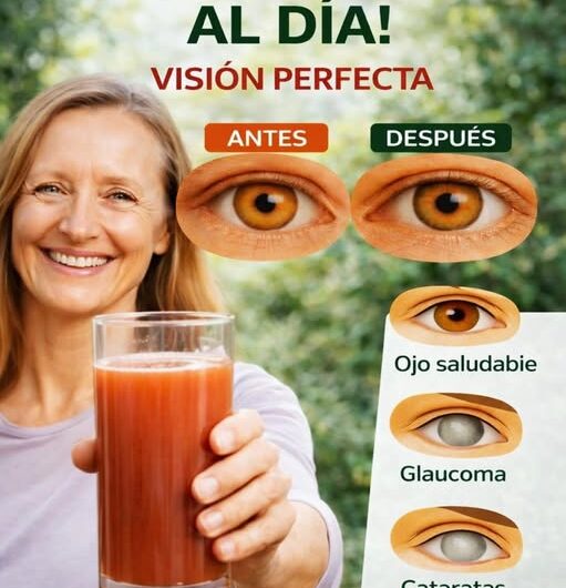 Solo 1 jugo al día para apoyar la salud de tus ojos de forma natural