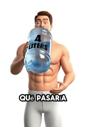 4 litros de agua al día: ¿te hacen daño o te benefician?