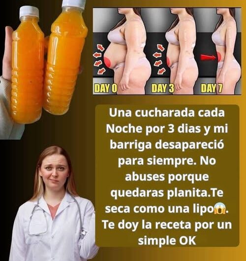 Bebida natural en cucharadas que puede ayudar a apoyar la reducción de la barriga