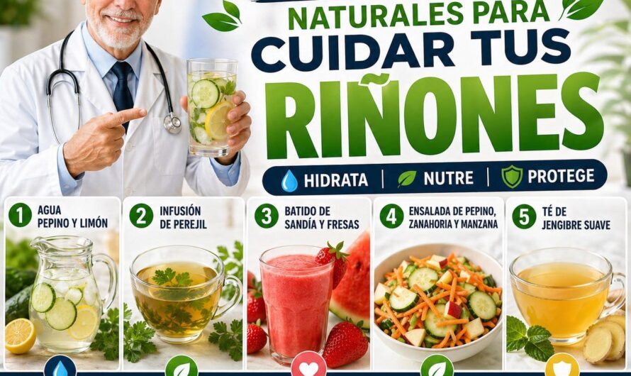 5 Recetas Naturales para Cuidar tus Riñones de Forma Saludable