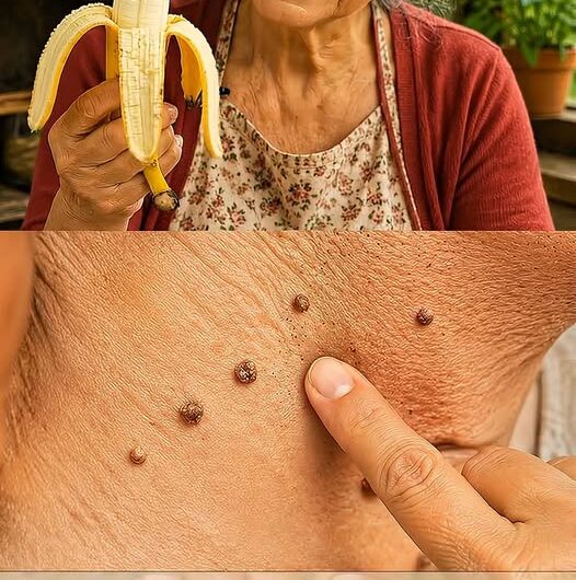 Cómo Secar y Mejorar el Aspecto de las Verrugas Naturalmente con Cáscara de Plátano y Vinagre de Manzana