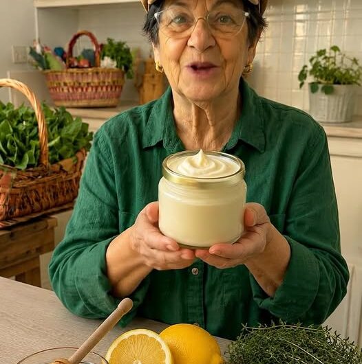 Crema Antiarrugas Natural con Miel, Limón y Bicarbonato