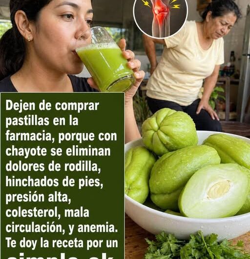 La Verdad Sobre el Jugo de Chayote y Perejil: ¿Realmente Sirve para Desinflamar y Limpiar el Cuerpo?