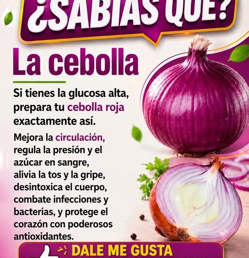 Adiós a la glucosa alta: Prepara la cebolla roja de esta manera