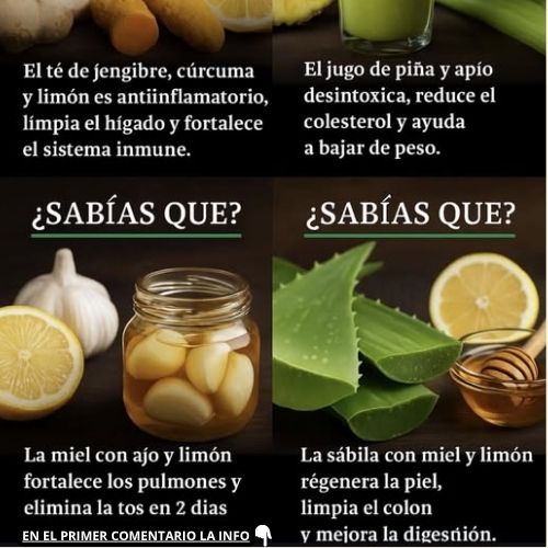 Cuatro Remedios Naturales para Cuidar Tu Cuerpo y Mente