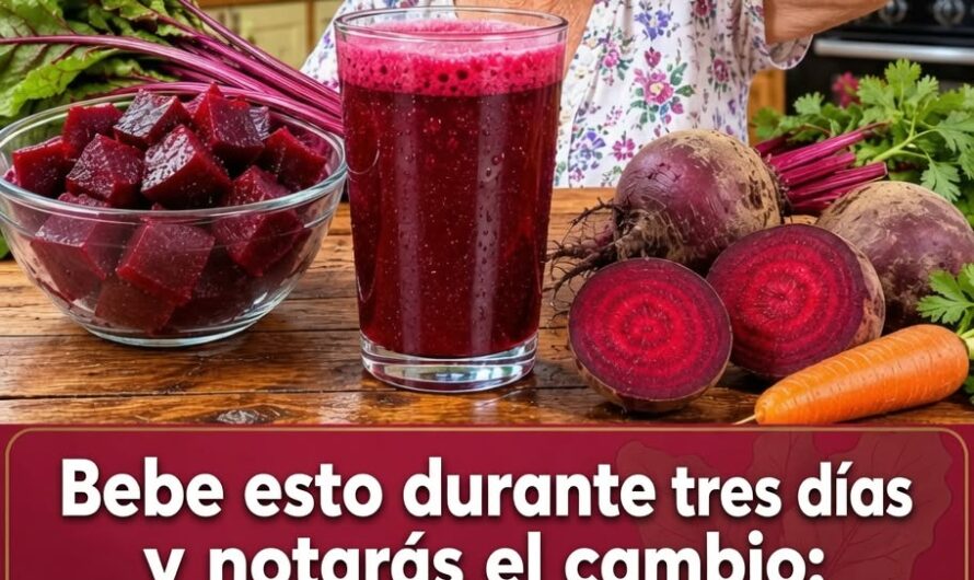 Bebida Natural de Remolacha Jengibre y Limón para Mejorar Tu Salud