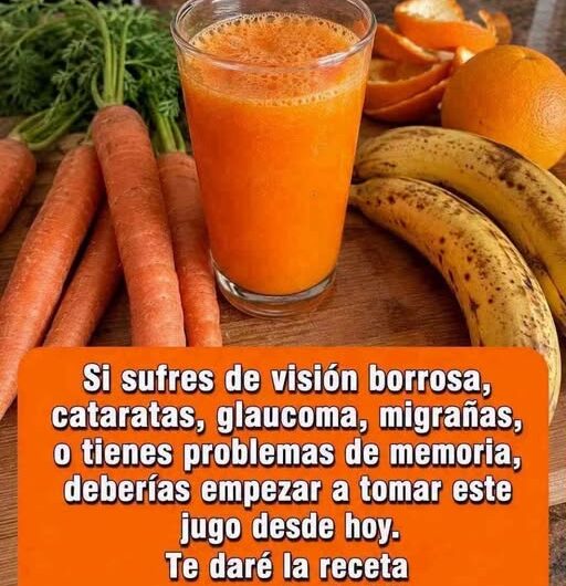 Jugo Poderoso para la Salud Visual